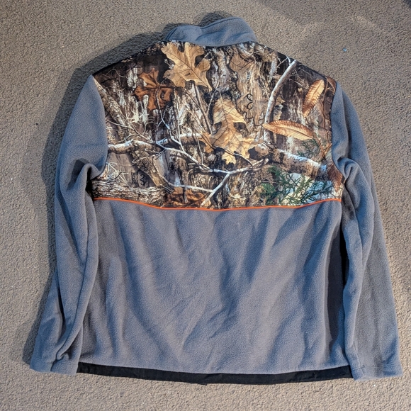Men's Camo Accent Fleece Jacket - Picture 3 of 3